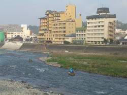 人吉温泉と球磨川の川下り