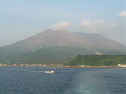 桜島と錦江湾