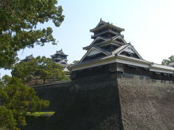 日本三名城の一つ　熊本城　