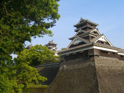 日本三名城の熊本城